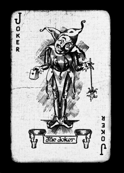 Joker Playing Card Poster Etsy Canada Joker Playing Card Playing