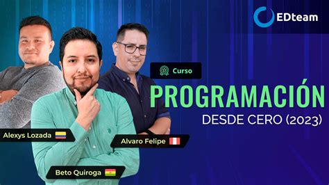 Curso Programación desde cero Gratis EDteam