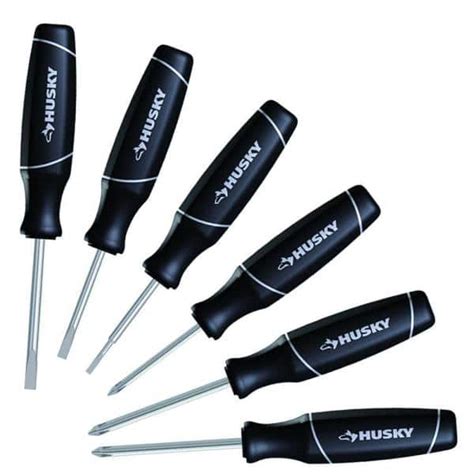 Husky Precision Screwdriver Set 6 Piece 246300060 The Home Depot