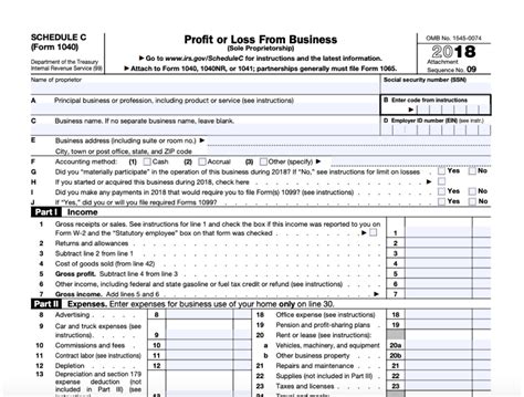 Schedule C Instructions Irs Val Libbie