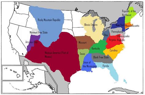 Image Divided States Of America  Alternative History