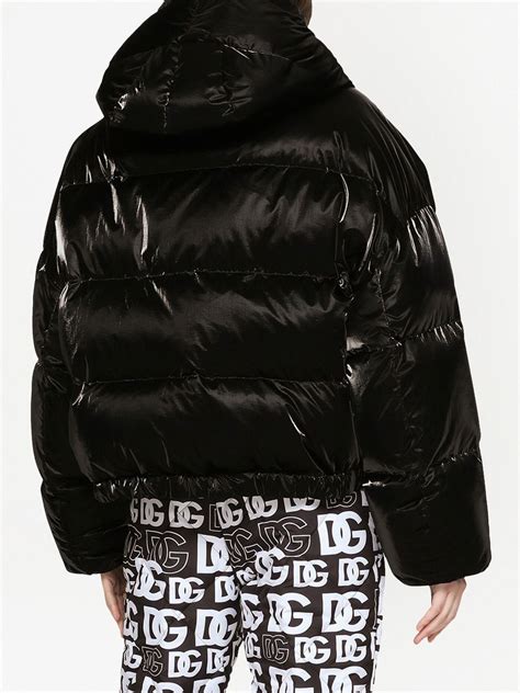 Dolce And Gabbana Coated Puffer Jacket Farfetch