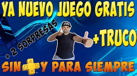 CORRE YA GRATIS Nuevo Juego En PS4 PS5 SIN PLUS Para SIEMPRE