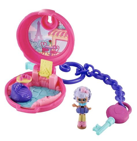 Shopkins Lil Secrets Bag Tag Lockets Series 3 Posh Paris Penthouse