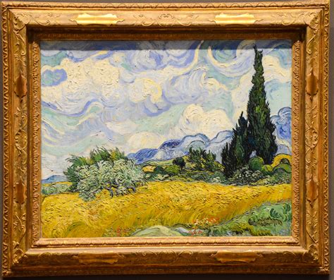 Vincent Van Gogh Wheat Field With Cypresses 1889 Flickr