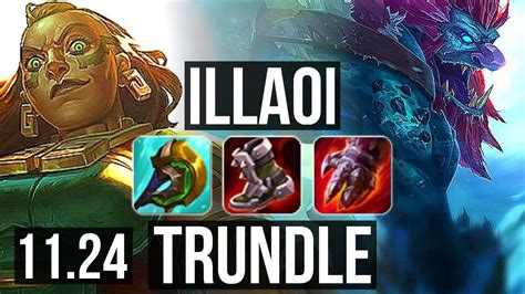 Illaoi Vs Trundle Top Rank 3 Illaoi 1 4m Mastery 800 Games 8 2