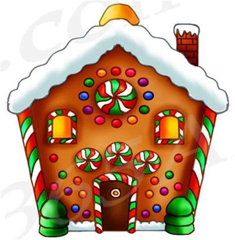 A Gingerbread House With Candy And Candies On It