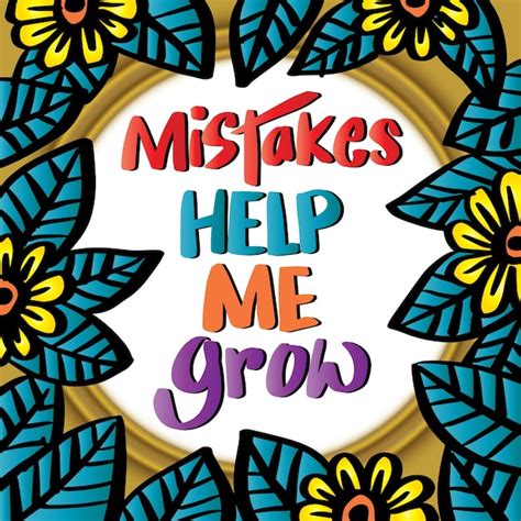 Premium Vector Mistake Help Me Grow Hand Lettering Wall Art Poster