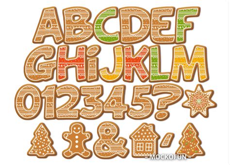 Online Gingerbread Font Creator Mockofun