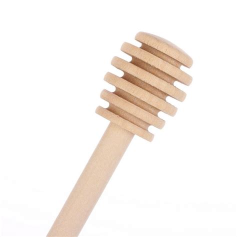 Honey Dipper Stick Houten Lepel Honing Roer Bar Me Grandado