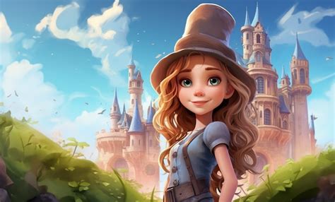 Free Photo | Rendering of cartoon fantasy scene illustration