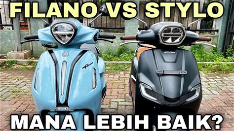 Adu Mekanik Review Honda Stylo 160 Vs Yamaha Grand Filano Skutik