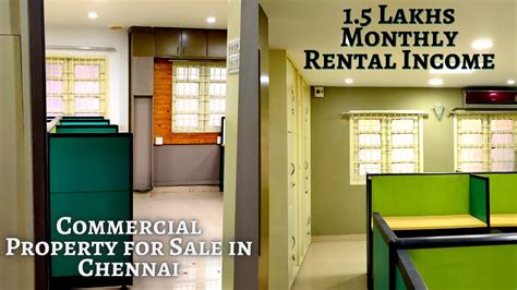 Fully Furnished Office Space For Sale In Chennai L Monthly Rental