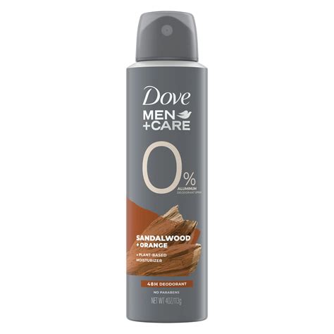 Dove Men Care Deodorant Spray Sandalwood Orange Shop Deodorant