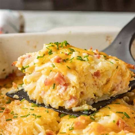 Ham And Cheese Hash Brown Casserole Eat Dessert Snack