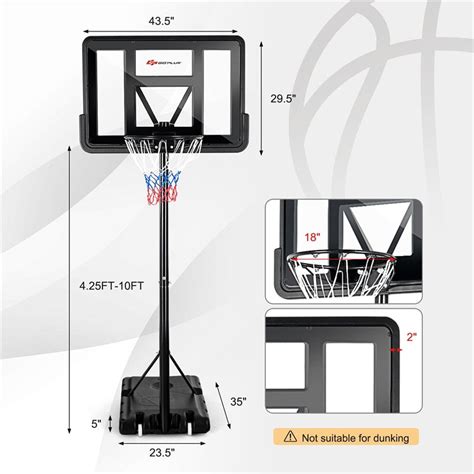 Basketball Hoop Dimensions