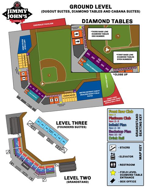 Seating Chart - United Shore Professional Baseball League (USPBL)