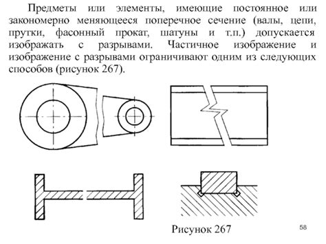 На каком чертеже правильно показан фронтальный разрез детали