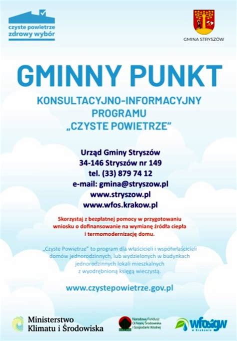 W Stryszowie powstał punkt konsultacyjno informacyjny Programu Czyste