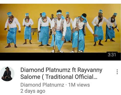 Diamond Platinums New Song Video Salome Has Break The Record 2 Million