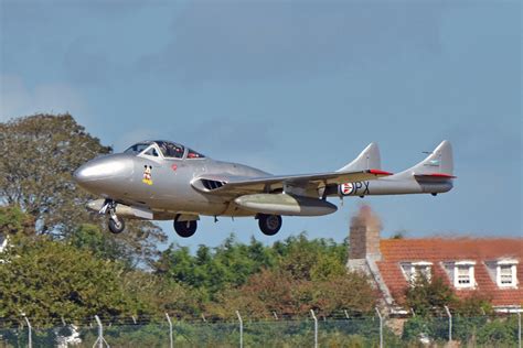 De Havilland Vampire T Px M Ln Dhz De Havilland Vampire Flickr