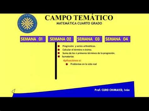 Campo Tem Tico Durante Cuatro Semanas Youtube