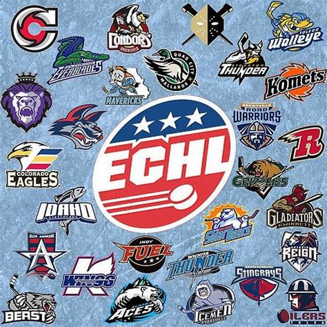 Echl Teams - Echl team Logos : It is a tier below the american hockey ...