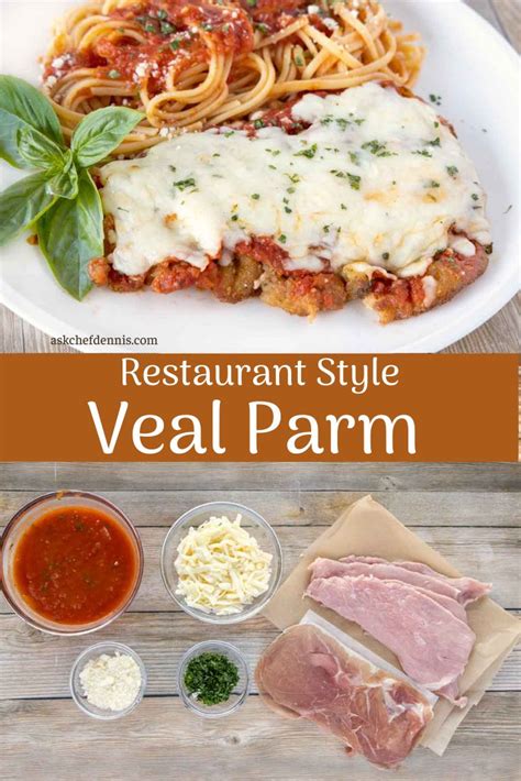 Restaurant Style Veal Parm Veal Cutlet Recipes Veal Parmesan Veal