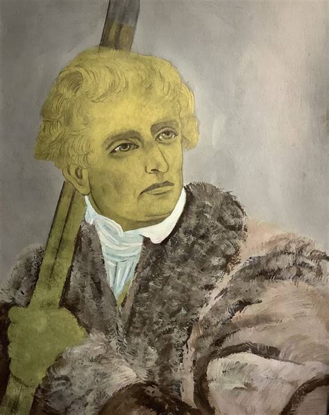 Daniel Boone 1734 1820an American Pioneer And Frontiersman Drawing