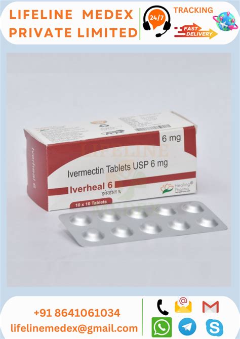 Iverheal Ivermectin Tablets 6mg At Rs 150 Strip Of 10 Tablets