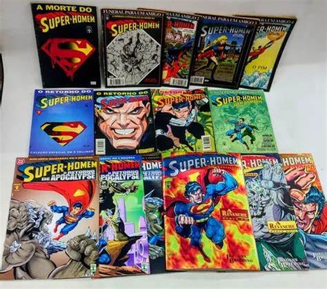 Saga Completa Morte Do Superman Editora Abril Morte Funeral Alem