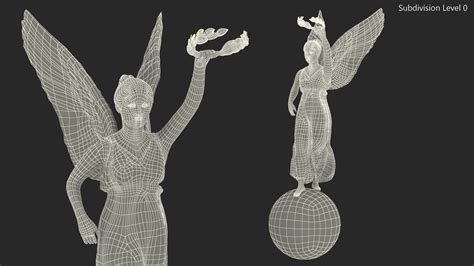 Nike Goddess Statue 3d Model 69 3ds Blend C4d Fbx Max Ma Lxo Obj Free3d