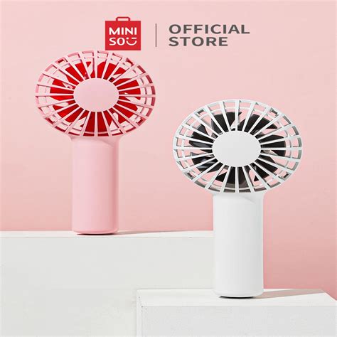 Miniso Mini Fan Mah Mini Fans Usb Charging Speed Portable Fan