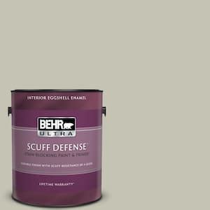 BEHR PREMIUM PLUS 8 Oz BNC 04 Comforting Gray Satin Enamel Interior