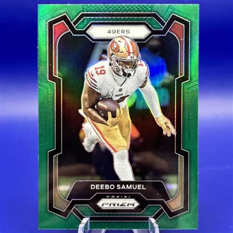 DEEBO SAMUEL 2023 24 Panini Prizm Football Vert Prizm 268 49ers De San