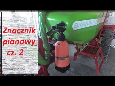 Znacznik pianowy samoróbka ver 2 do opryskiwacza foam marker DIY for