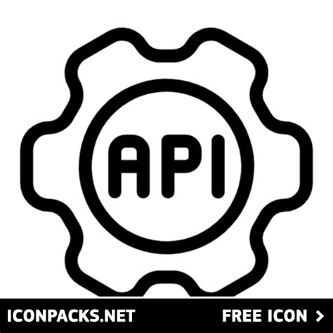 Free Api Integration Cogwheel Black Lineal Svg Png Icon Symbol