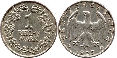 Weimarer Republik Reichsmark G Deutsches Reich Karlsruhe Vf