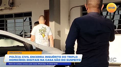 Polícia civil encerra inquérito do triplo homicídio e digitais na casa