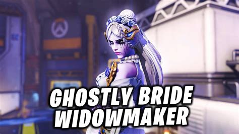 Ghostly Bride Widowmaker Legendary Battle Pass Skin Overwatch 2 Season