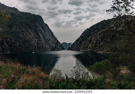 Scandinavian Mountains Scandes Mountain Range Crossing Stock Photo ...