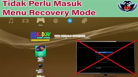 Cara Rebuild Database PS3 OFW HEN Dengan Mudah Menggunakan Aplikasi KDW