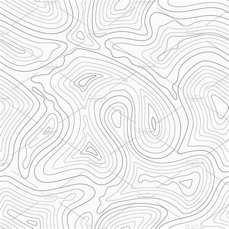 Contour Lines Map Seamless Pattern By Hanecofinateza On Deviantart