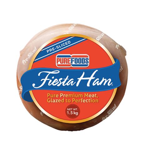 Purefoods Fiesta Ham Pre Sliced 1 5kg With Eco Ham Bag Sauce Not