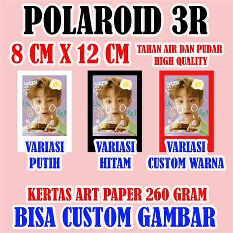 Jual CETAK FOTO POLAROID MURAH POLAROID 3R MURAH CUCI FOTO MURAH CUCI