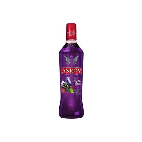 Vodka Askov Frutas Roxas 900ml Submarino