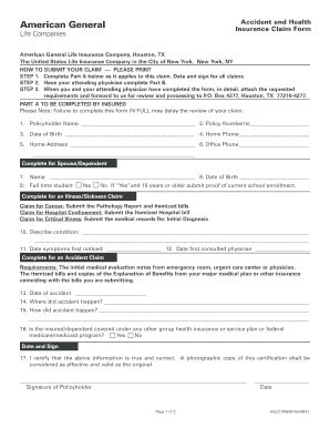 Nta Life Accident Claim Form Claimforms Net