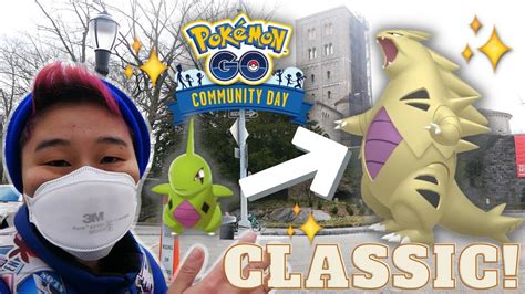 Larvitar Classic Community Day Pok Mon Go Youtube