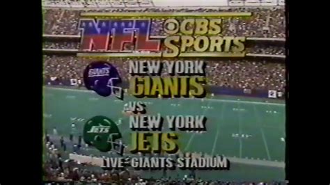 1988 12 18 New York Giants Vs New York Jets Youtube