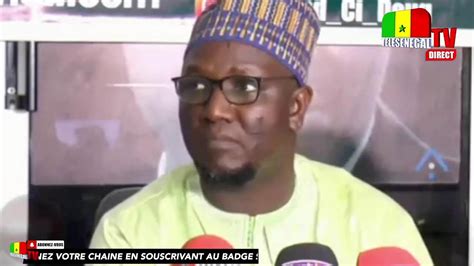 LIVE Cheikh Oumar Diagne Face à la Presse après sa sortie de prison